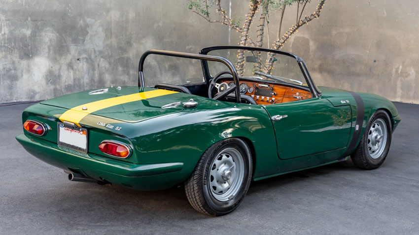 1966 Lotus Elan Series II Drop Head Coupe rear view