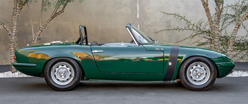 1966 Lotus Elan Series II Drop Head Coupe side view