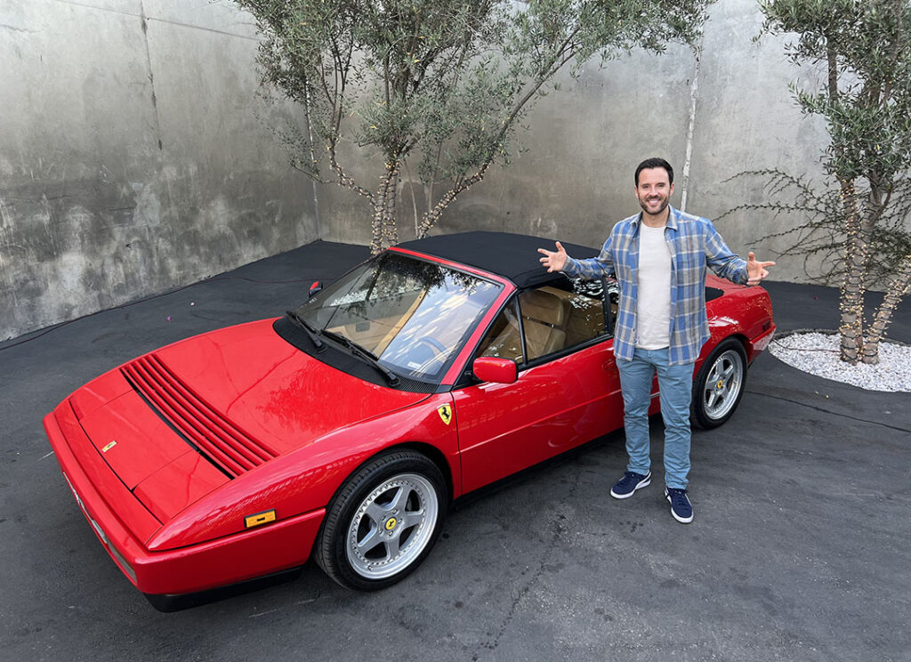 1989 Ferrari Mondial T Cabriolet buyer Alex Manos