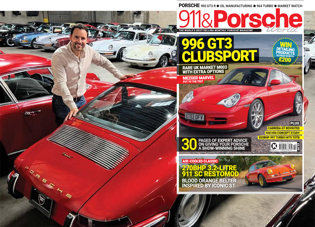 Alex Manos in Oct 2022 911 & Porsche World Magazine