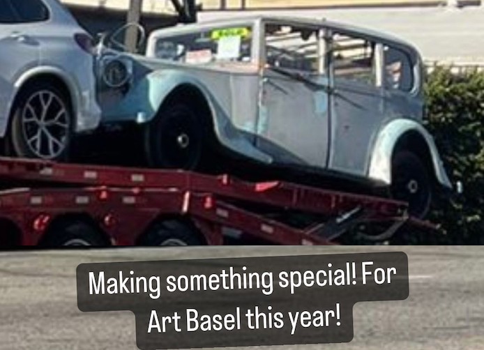 Artist Alec Monopoly Sources Beverly Hills Car Club for Art Basel