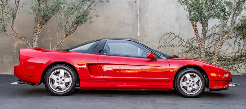1991 Acura NSX side view
