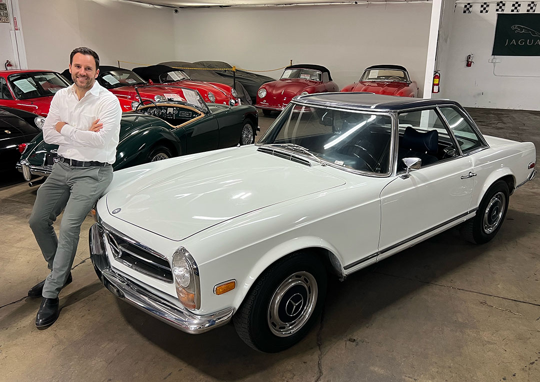 Classic Mercedes-Benz 280SL buyer Alex Manos