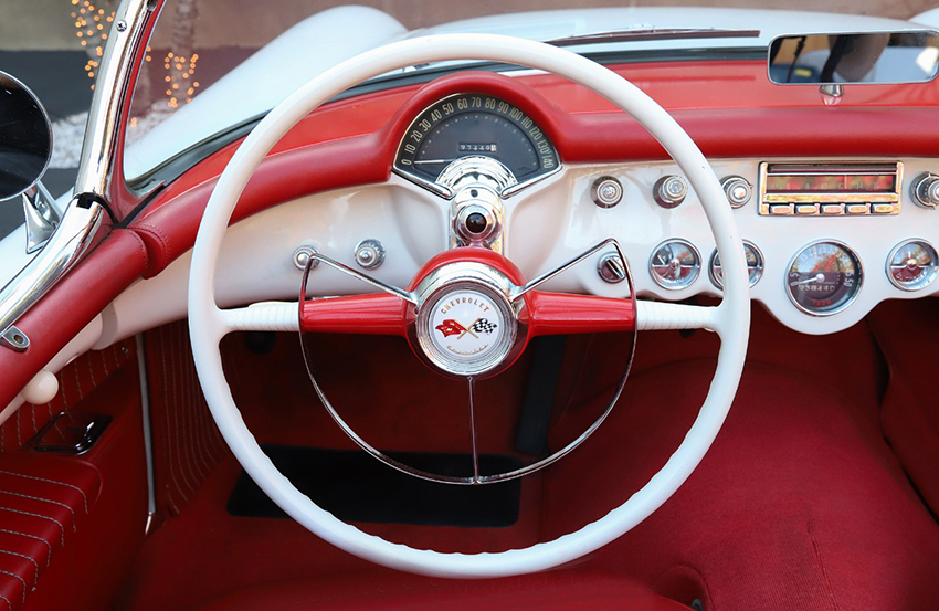 1954 Chevrolet Corvette Roadster interior