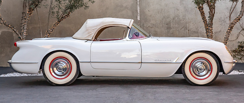 1954 Chevrolet Corvette Roadster side view