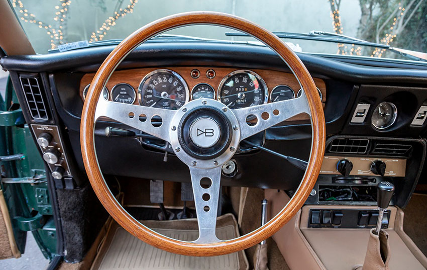 1969 Aston Martin DBS interior
