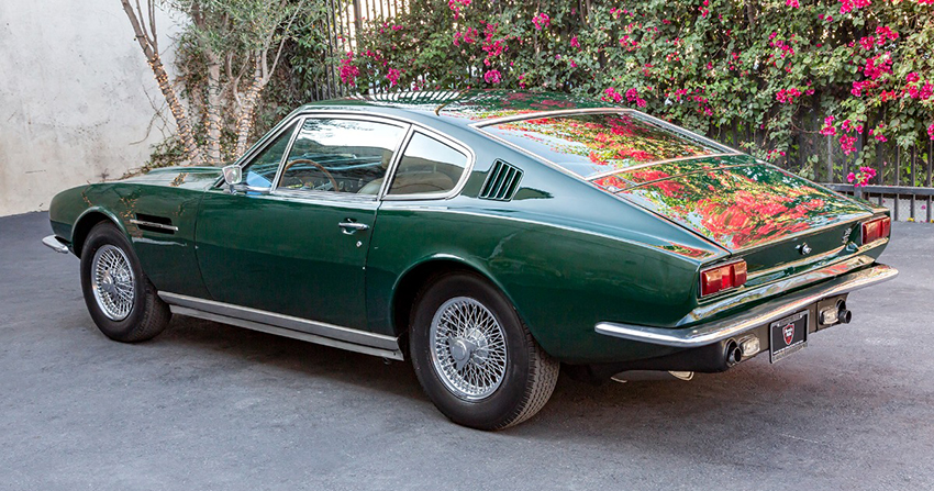 1969 Aston Martin DBS rear view