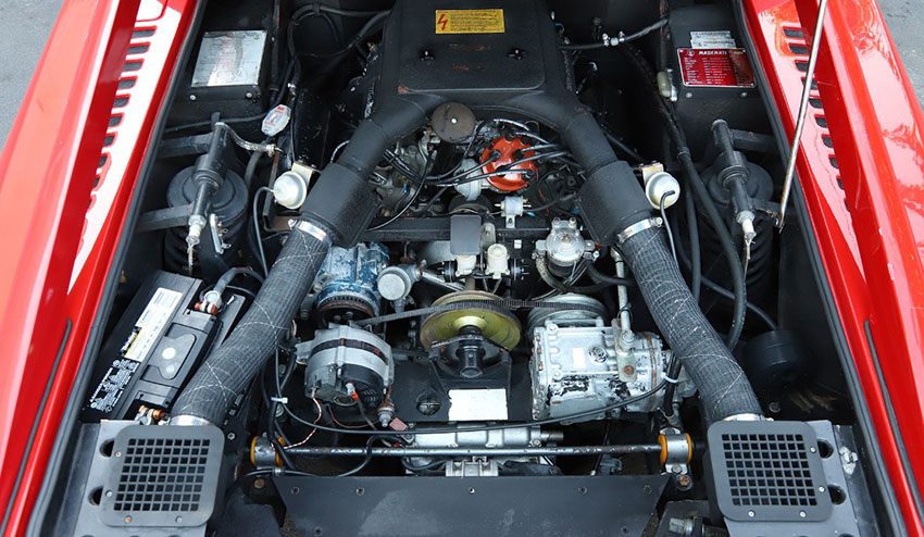 1980 Maserati Merak engine