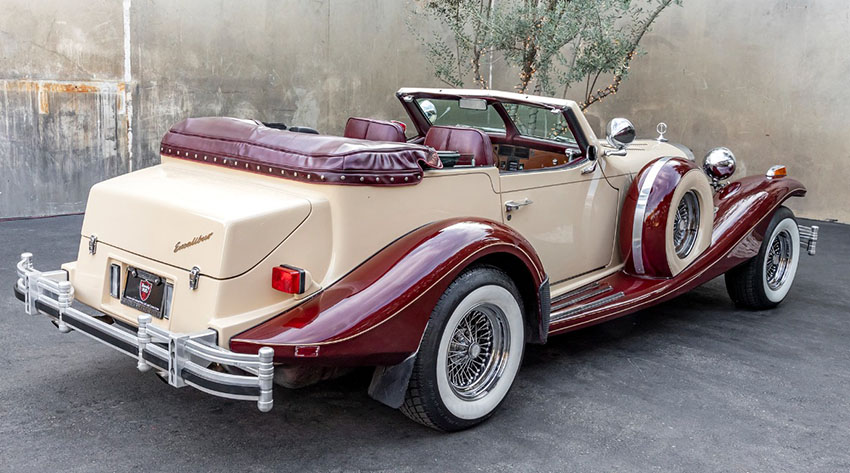 1983 Excalibur Series IV Phaeton rear view