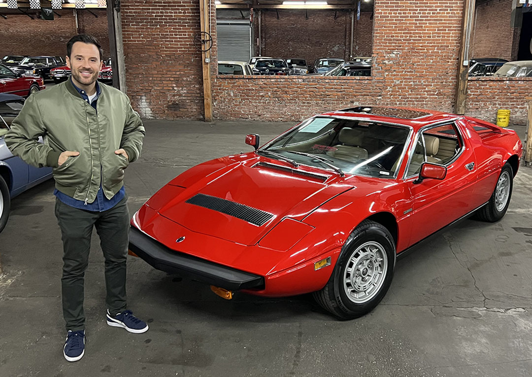 Maserati Merak buyer Alex Manos