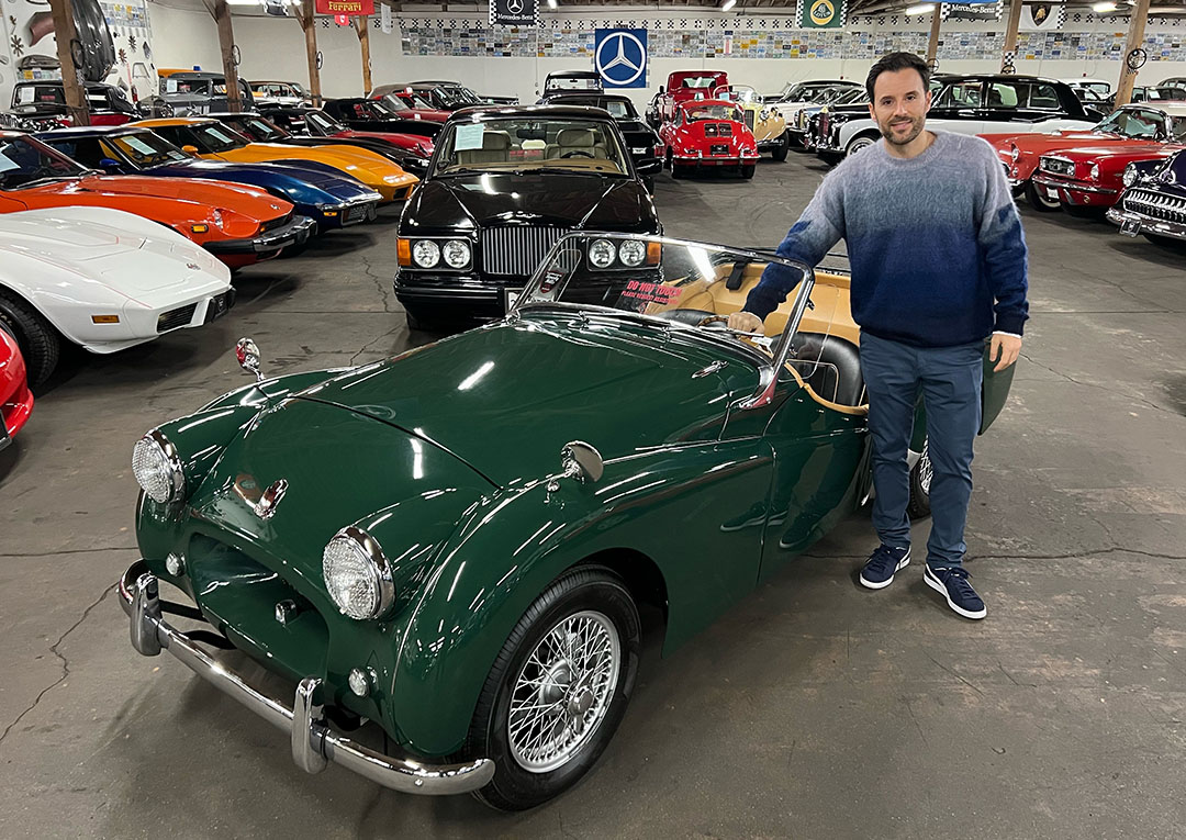 Triumph TR2 buyer Alex Manos