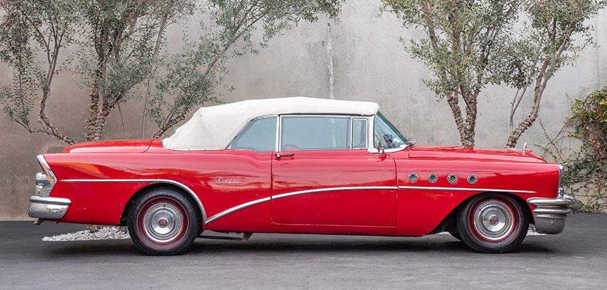 1955 Buick Super Convertible side view