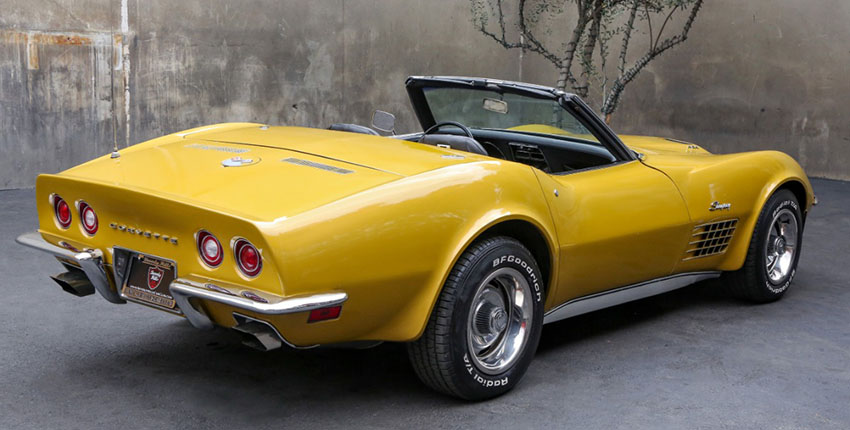 1971 Chevrolet Corvette 454 LS5 Convertible rear view