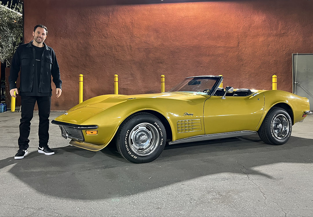 Chevrolet Corvette LS5 Convertible buyer Alex Manos