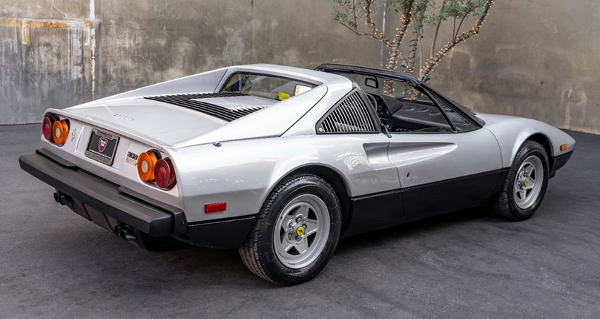 1982 Ferrari 308 GTSi rear view
