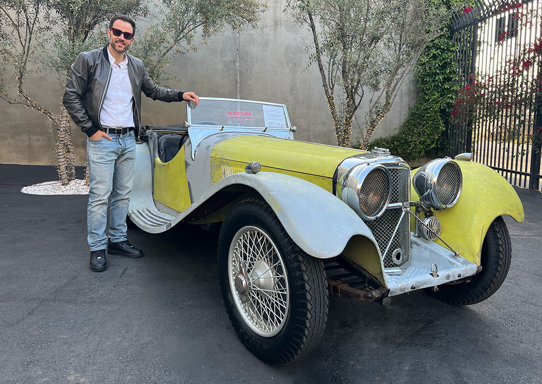 Jaguar SS100 buyer Alex Manos