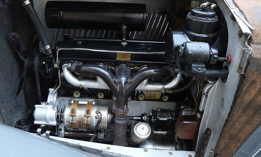 1936 Rolls-Royce 20:25 Sedanca DeVille By Park Ward engine