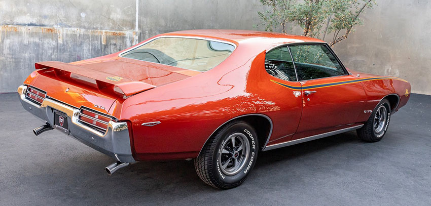 1969 Pontiac GTO Judge rear view