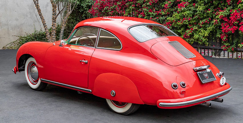 1956 Porsche 356A Coupe rear view