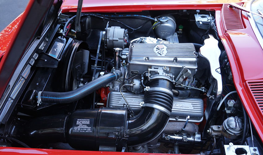 1964 Chevrolet Corvette L84 Fuelie Convertible engine