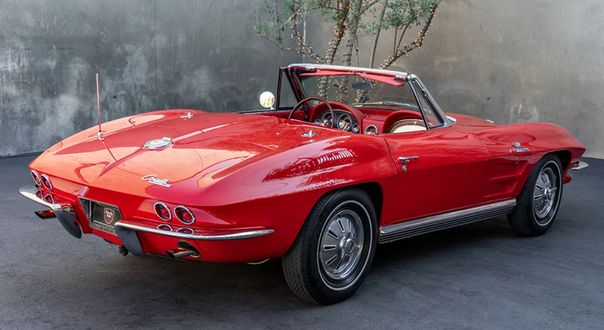 1964 Chevrolet Corvette L84 Fuelie Convertible rear view