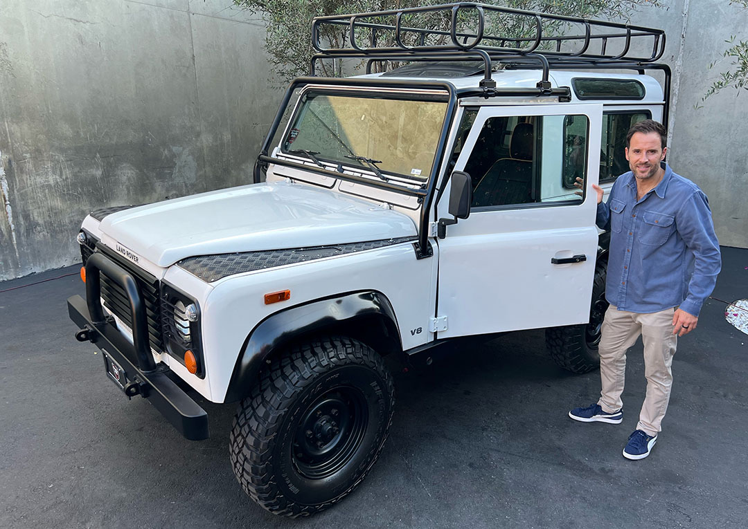 1997 Land Rover Defender 90 NAS buyer Alex Manos