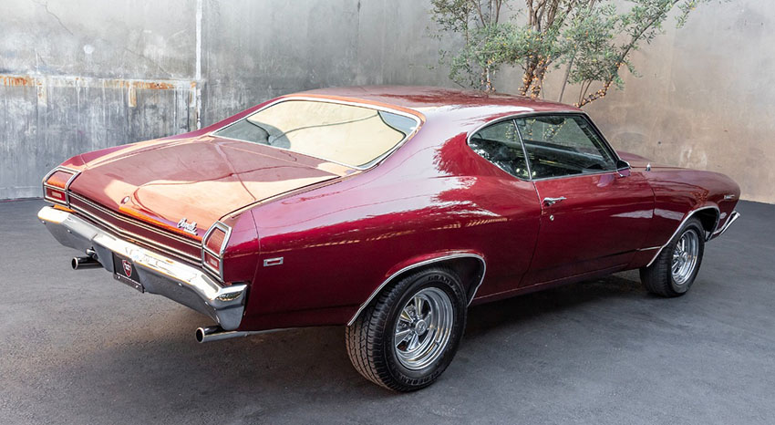 1969 Chevrolet Chevelle Malibu rear view