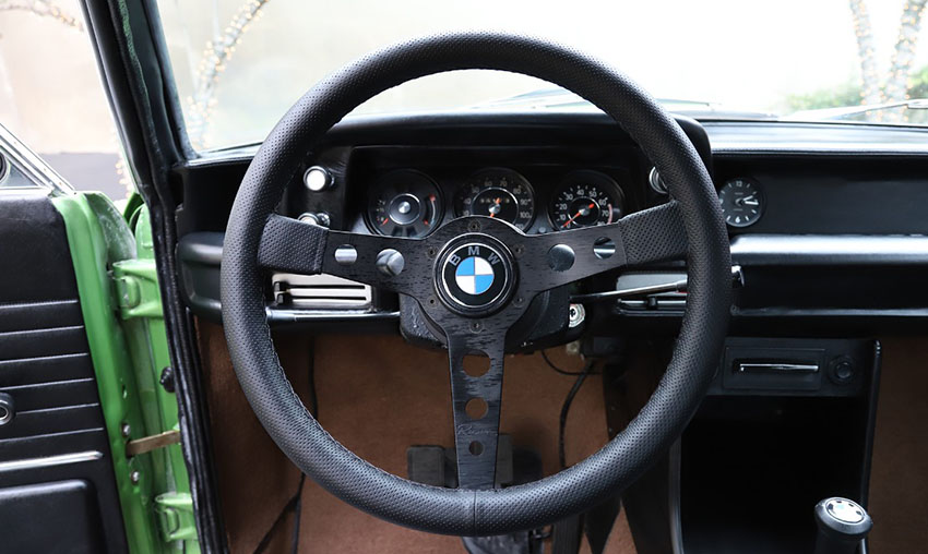 1972 BMW 2002tii interior