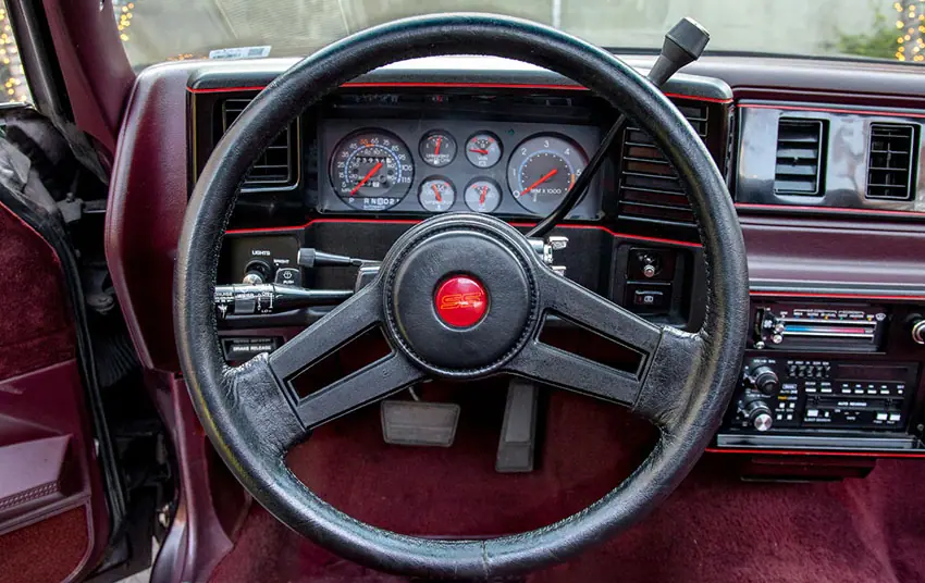 1987 monte shop carlo ss interior