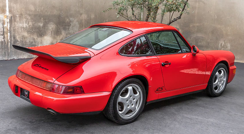 1993 Porsche 911 RS America rear view