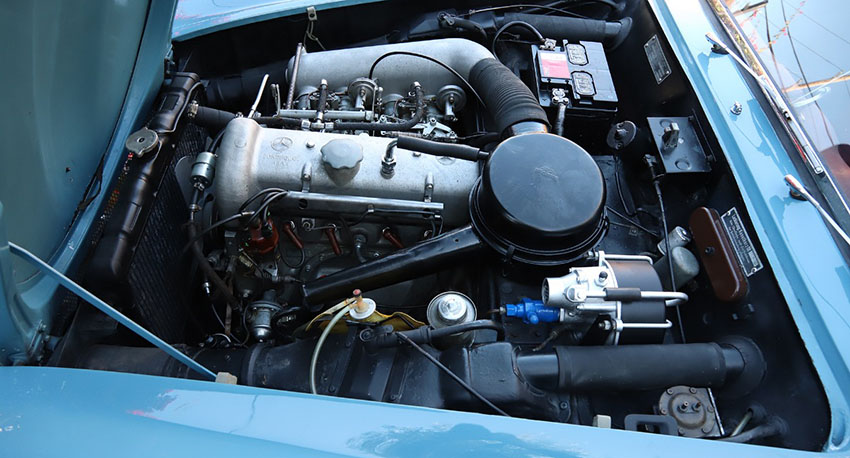 1957 Mercedes-Benz 190SL Roadster engine