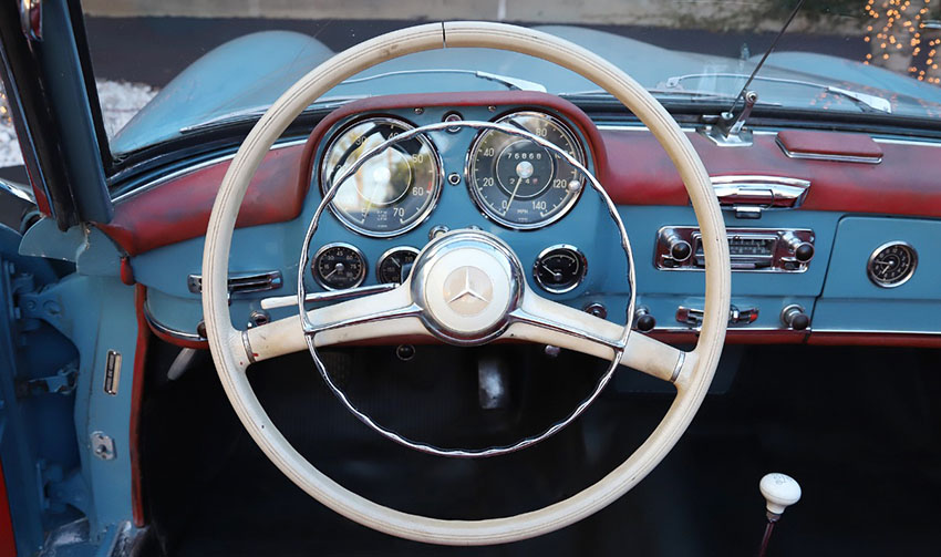 1957 Mercedes-Benz 190SL Roadster interior