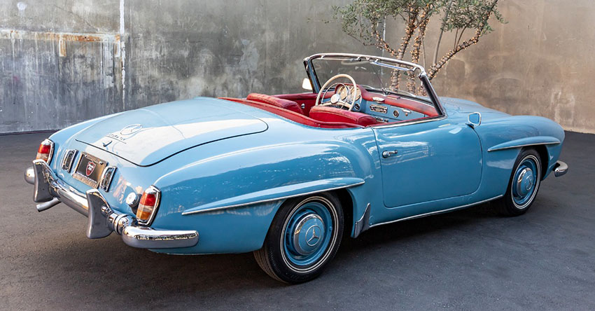 1957 Mercedes-Benz 190SL Roadster rear view