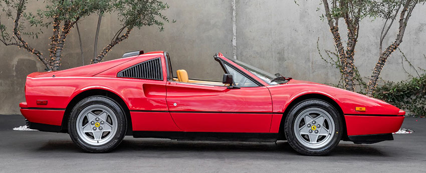 1986 Ferrari 328GTS side view