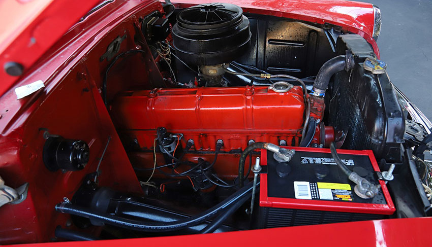 1953 Chevrolet Bel Air Convertible engine