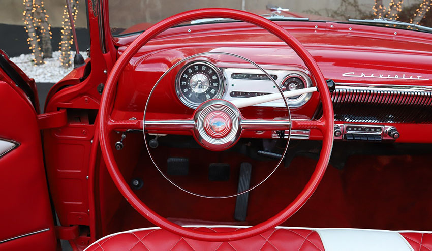 1953 Chevrolet Bel Air Convertible interior