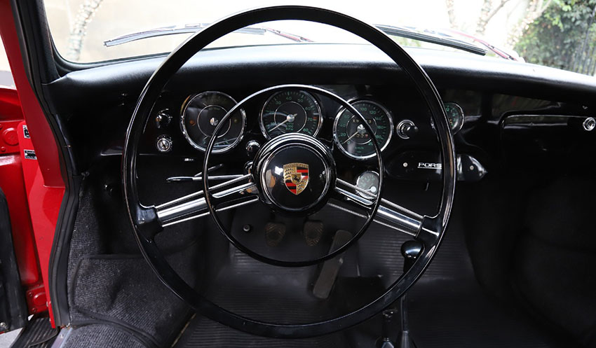 1959 Porsche 356A Coupe Outlaw interior