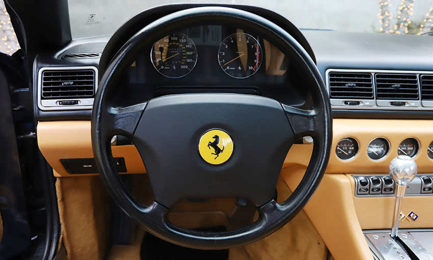 1997 Ferrari 456 GTA interior