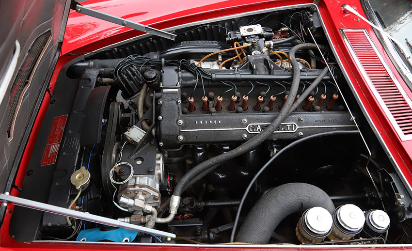 1967 Maserati Mistral Coupe engine