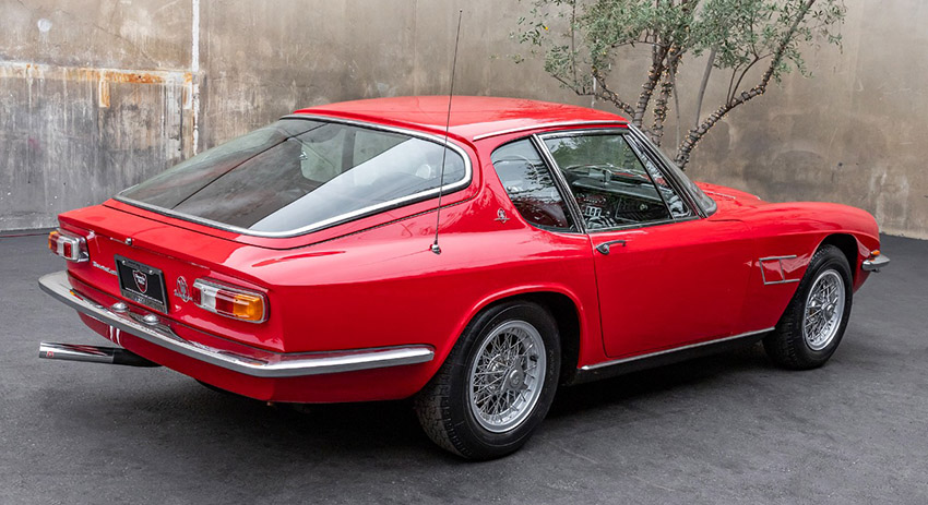 1967 Maserati Mistral Coupe rear view