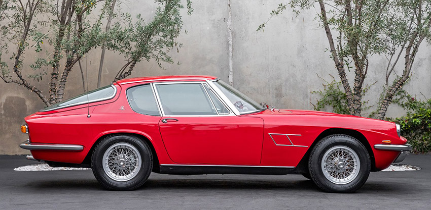 1967 Maserati Mistral Coupe side view