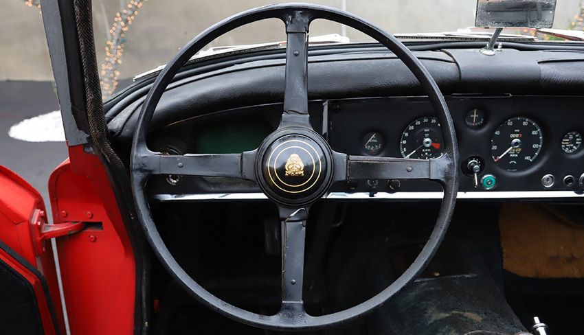 1958 Jaguar XK150S 3.4 Roadster interior