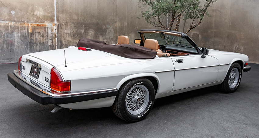 1989 Jaguar XJS Convertible V12 rear view