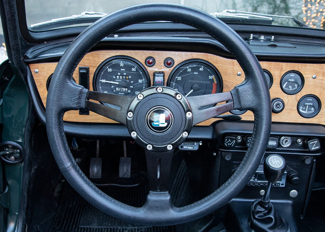 1968 Triumph TR250 interior