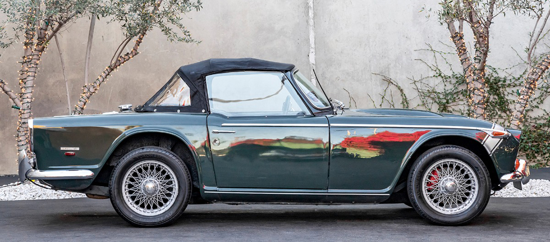 1968 Triumph TR250 side view