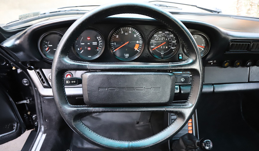 1985 Porsche Carrera Coupe Turbo Look M491 interior