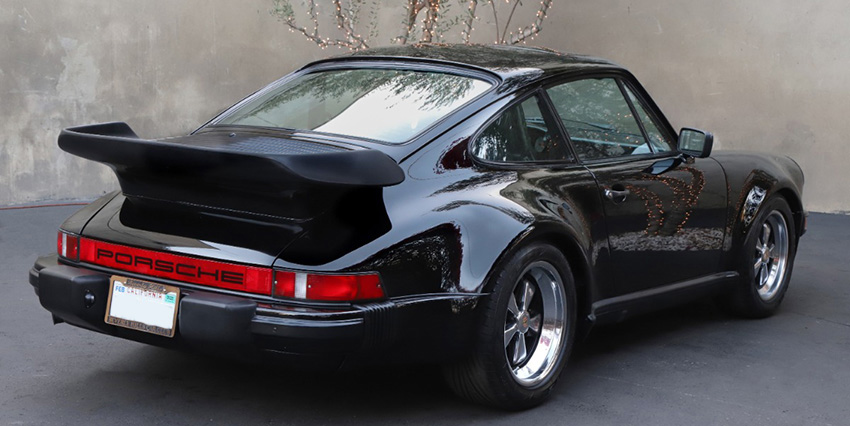 1985 Porsche Carrera Coupe Turbo Look M491 rear view