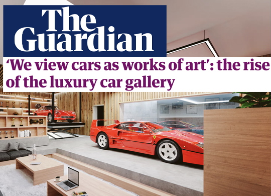 The Guardian Explores Luxury Car Galleries