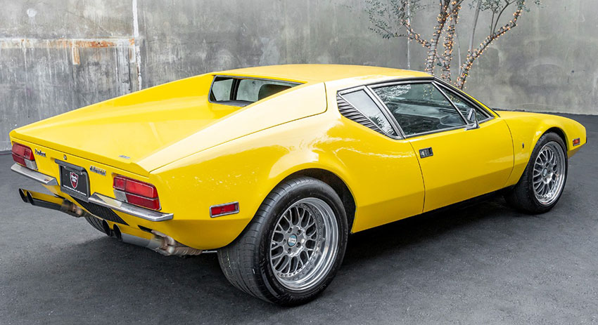 1972 DeTomaso Pantera rear view