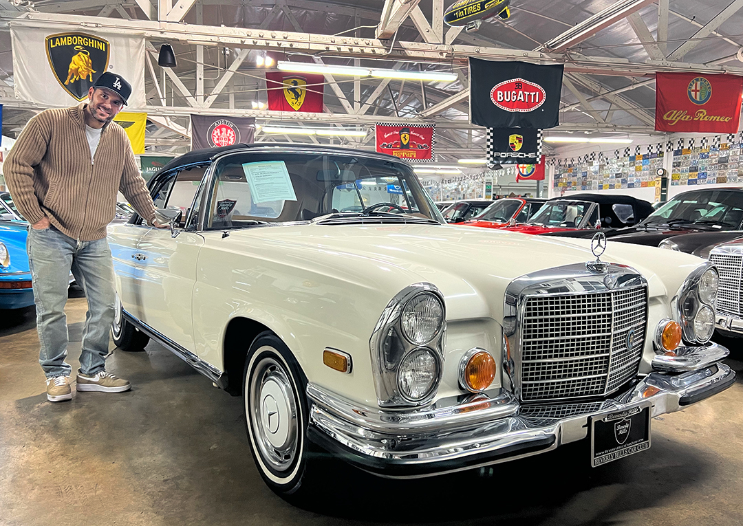 Mercedes-Benz 280SE 3.5 Cabriolet buyer Alex Manos